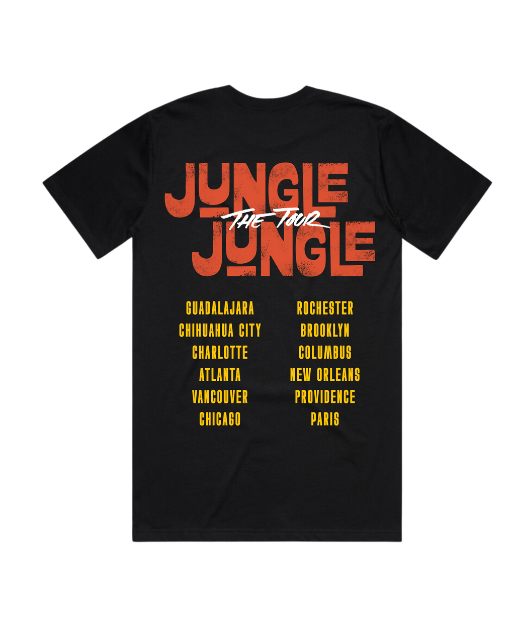 [PRE-ORDER] JUNGLE JUNGLE THE TOUR CLASSIC TEE (BLACK)